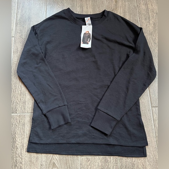 Head Sweaters - HEAD NWT Black Crewneck Sweatshirt Pullover Athletic Lounge Size Small